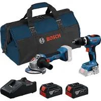 Bosch Työkalusarja 0615A5008Z; 18 V; 2x4,0 Ah akku