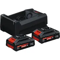 Bosch Tarvikesarja 1600A0373J; 18 V; 2x4,0 Ah akku