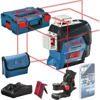 Bosch Linjalaser GLL 3-80 C, BM 1 ja laturi GAL 1230 CV