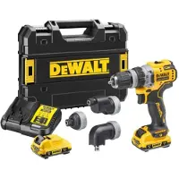 DeWalt akkuporasarja DCD703L2T -sarja 12V 2 x 3,0Ah laturi + päät + kotelo