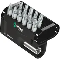 Wera Tarvikesarja BIT-CHECK 12 Metal 1; HEX/PH/PZ/TX; 12 kpl.