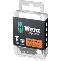 Wera Urakärki 851/1 IMP DC; PZ2; 1 kpl.