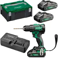 HiKOKI Akkukäyttöinen poravasara DV18DEWHZ; 18 V; 2x4,0 Ah akku