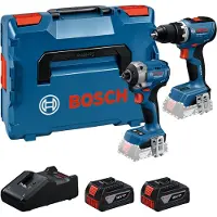 Bosch Akkukonesarja 0615A50090; 18 V; 2x5,0 Ah akku