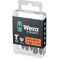 Wera Urakärki Impaktor 855/4 IMP DC; PZ2; 50 mm; 1 kpl.