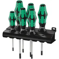 Wera 367/6 TORX työkalusarja 6-osainen sisä-TORX ruuvimeisseli setti