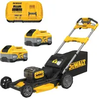 DeWalt Akkukäyttöinen ruohonleikkuri itsevetävä DCMWSP156W2; 2x18 V; 2x8,0 Ah akku