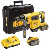 DeWalt Poravasara DCH481X2; 6,1 J; SDS-max; 54 V; 2x9,0 Ah akku