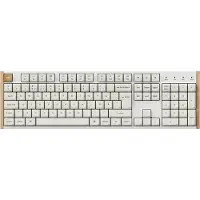 Keychron K10 HE SE 100 % pelinäppäimistö, valkoinen/puu