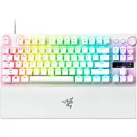 Razer Huntsman V3 Pro Tenkeyless 8KHz, Langallinen, USB, Optinen näppäinkytkin, RGB LED, Valkoinen