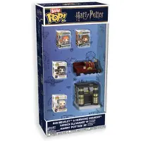 Funko POP! Funko Bitty Pop!: - Ron Weasley & Hermione Granger / Garrick Ollivander/Ollivanders Wand Shop / W/Hogwarts Express Starter Set