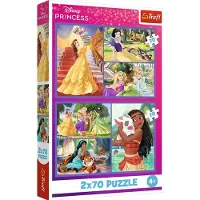 Trefl Disney Princess Palapelit 2x70 Palaa