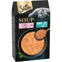 Sheba 32x40g lohi Classic Soup Pouches kissanruoka