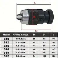 Hobby Hall Teräs Avaimeton Istukkaporakone, B10 (0,5–6 mm)