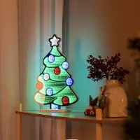 Luca Lighting Joulupöytävalaisin joulukuusi sis. LED ajastimella - Infinidade