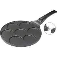AC-DÉCO Blinipannu - Induktio - 26,5 cm - Tarttumaton - 7 muottia - Irrotettava