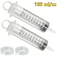 Hobby Hall 2kpl 100ML Ruisku Pehmeä Putki Muovi Eläinten Ruokintaan