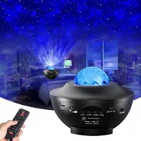 Hobby Hall Galaxy Star -projektori, Nebula LED -yövalo, Ocean Wave & Starry Sky, Bluetooth-kaiutin