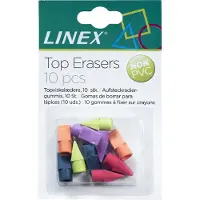 Linex 100412096, Kestomuovinen elastomeeri, Sininen, Vihreä, Oranssi, Vaaleanpunainen, Keltainen, 10 kpl, PVC-muovi