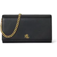 Ralph Lauren Leather Medium Adair Ii Crossbody - Black - ONE SIZE