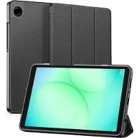 DUX Samsung Galaxy Tab A11 Domo Tri-Fold Smart Lompakkokotelo - Musta