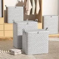 Hobby Hall Minimalistinen Laukkujärjestelijä - 1kpl Suuri Kokoontaitettava Säilytyslaukku Vaatteille, Leluille, Peitoille, Kirjoille, XL