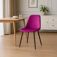 Hobby Hall Maryam-sametistä valmistettu ruokatuoli