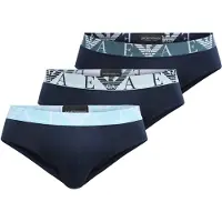 Emporio Armani for man. EM000258_AF20668 Set 3 Prest navy briefs (L), Homewear, Cotton