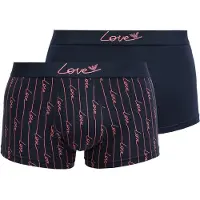 Emporio Armani for man. EM001014_AF19049 Set 2 Boxers Valentine navy (S), Homewear, Cotton