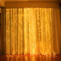 Hobby Hall LED Verhot Valot - USB Kauko-ohjattava, Šiltai balta