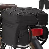 Hobby Hall Polkupyörän tavaratelineen laukku 60 l, musta