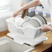 Hobby Hall Virtaava Flow Suuri Kapasiteetti Kaksikerroksinen Astiateline