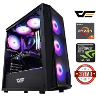 Mdata Gaming Tietokone Ryzen 5 5600X 16GB 1TB SSD RTX 5060 Windows 11 Pro
