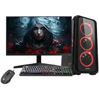PC Gamer Tietokone Gaming PC 11 Plus Komplekt, Intel Core i7-14700F 4.6 GHz, 2TB SSD, RAM 16GB DDR5, GeForce RTX 5060 Ti 16GB, PSU 650W, Windows 11 27″ FullHD 1920×1080 165Hz
