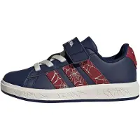 Adidas Urheilukengät 'Marvel Spider-Man Grand Court' tummansininen / viininpunainen / valkoinen