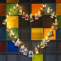 Hobby Hall LED-kuvapidikekoristeet Paristokäyttöön, 5 metrai 50 priekiniai žibintai