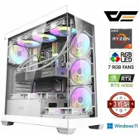 Mdata Gaming Tietokone Ryzen 7 7800X3D 32GB 1TB SSD 1TB HDD RTX 4060 Windows 11