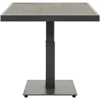 Brafab Scale sohvapöytä 85x85 cm antrasiitti / Dark Brownish Ceramic
