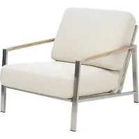 Brafab Naos nojatuoli Stainless steel / Dot beige
