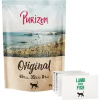 Purizon 2x2 kg Cat Adult lammas ja kala - Original Daily 65% kissan kuivaruoka