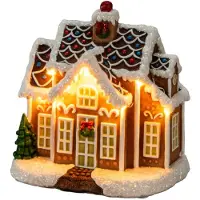 Konstsmide Paristokäyttöinen piparkakkutalo 16,5 cm