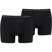 Levi's Levis Men Tencel Boxer Brief 2P - Black - S