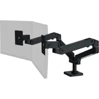 Ergotron – LX Pro Dual Side-by-Side Arm (black) (45-686-292)