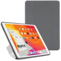 Pipetto Origami Case TPU, iPad 10.2" -suojakotelo, Harmaa