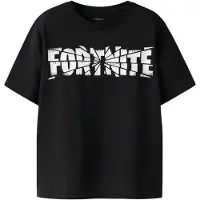 Name It Kids Nkmjamba Fortnite Ss Nreg Top Noos Bfu - Black - 122-128