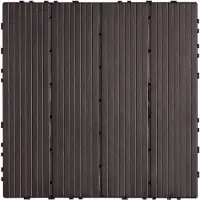 Vevor -terassilaatat, 54 kpl, 12"x12" 54 neliöjalkaa, muovia, vedenpitävä ulkolattia, kaikkiin sääolosuhteisiin, terassilattian peitelaatat kuistille, uima-altaan reunalle, parvekkeelle, takapihalle, t