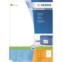 Herma 4631, Valkoinen, Suorakulmio, Kiinteä, Paperi, Matta, Laser/Inkjet