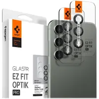 Spigen Samsung Galaxy S23/Galaxy S23 Plus Kameran linssinsuojus GLAS.tR EZ Fit Optik Pro 2-pack Musta