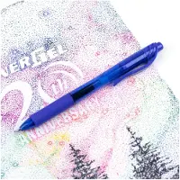 Pentel BL107-C, Sisäänvedettävä geelikynä, Sininen, Sininen, 0,7 mm, 1 kpl