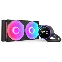 NZXT Kraken Elite 280 RGB - AIO-CPU-vedenjäähdytin - 280mm jäähdyttimen - F280 RGB - IPS LCD 2,72'